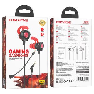 Tai Nghe Nhét Tai Có Dây Kèm Mic BM81 Borofone - Zắc Cắm 3.5