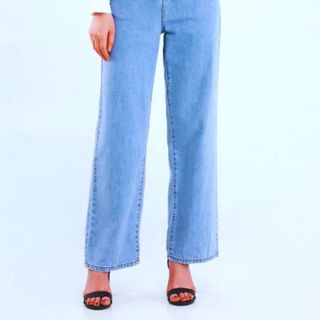 Quần jeans nữ ống suông siêu hack dáng