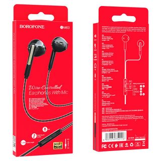 Tai Nghe Nhét Tai Có Dây Kèm Mic BM63 Borofone - Zắc Cắm 3.5