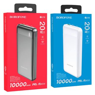 Pin Sạc Dự Phòng BJ19 Borofone - Dung Lượng 10000mAh 1 Cổng USB 1 Cổng Micro 1 Cổng Type C PD 20W + QC 3.0
