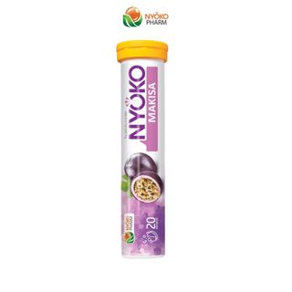 Viên sủi vitamin Makisa NYOKO tăng sức đề kháng cho cơ thể hộp 1 lọ 20 viên