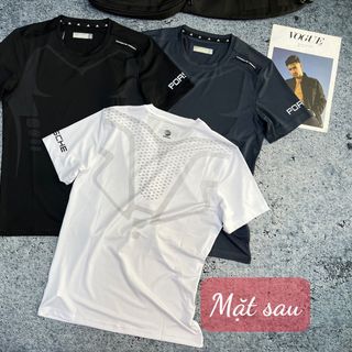Áo nam Logo ép nhiệt thân trước và sau Áo Thun Nam Thể Thao Siêu Đẹp Giá Sỉ