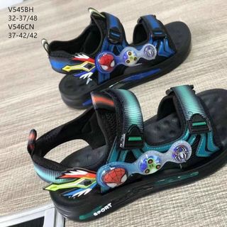 Dép sandal trẻ em quai ngang họa tiết siêu nhân V545