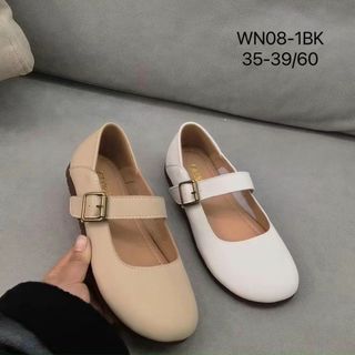 Giày búp bê nữ chất da mềm êm chân WN08