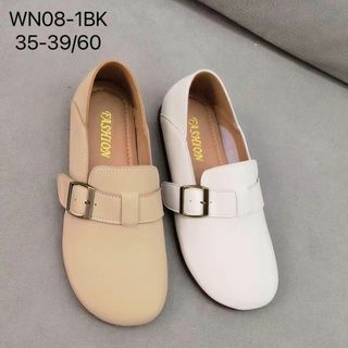 Giày búp bê nữ chất da mềm êm chân WN08
