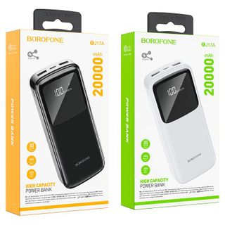 Pin Sạc Dự Phòng BJ17A Borofone - Dung Lượng 20000mAh 2 Cổng USB 1 Cổng Type C