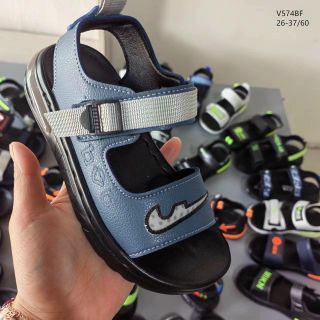 Sandal trẻ em đi học quai ngang màu đen V574