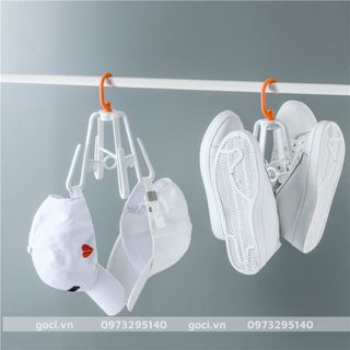 Móc treo 4 cạnh phơi giày dép đồ phụ kiện thông minh tiện dụng xoay 360 độ tiện lợi cao cấp