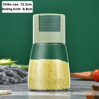 Lọ đựng gia vị thuỷ tinh cao cấp có nút bấm rắc tiện lợi 150ml giá sỉ