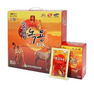 Nước hồng sâm nhung hươu Hàn Quốc hộp 30 gói x 70ml