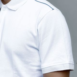 Áo thun Polo Shoulder & Placket Contrast Regular siêu thoáng mát, bền màu A02-213