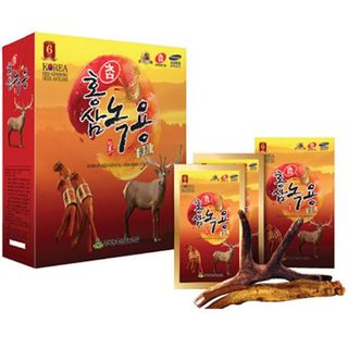 Nước hồng sâm nhung hươu Hàn Quốc hộp 30 gói x 70ml