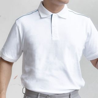 Áo thun Polo Shoulder & Placket Contrast Regular siêu thoáng mát, bền màu A02-213 giá sỉ