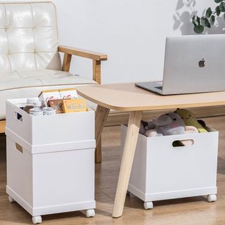 Hộp nhựa đựng đồ đa năng có thể xếp chồng tay cầm bên hông hộp chất lượng cao cấp siêu bền đẹp