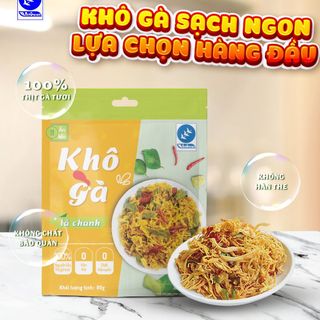 Khô gà lá chanh túi 80gr giá sỉ