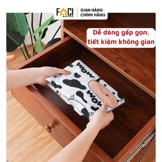 Túi đựng chăn màn Faci cỡ lớn 100L. Túi đựng chăn màn quần áo đồ chơi đa năng vải canvas chống thấm nước và côn trùng