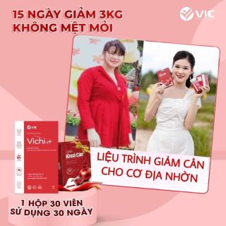Thảo mộc giảm cân vichi++ tặng kèm 30v khoá cân giá sỉ