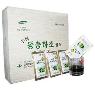 Nước đông trùng hạ thảo Hàn Quốc BIO hộp gỗ 60 gói
