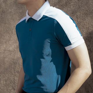 Áo thun nam cổ bẻ, áo Polo Shoulder Panel Contrast Slimfit siêu thoáng mát A02-220