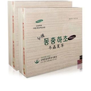 Nước đông trùng hạ thảo Hàn Quốc BIO hộp gỗ 60 gói