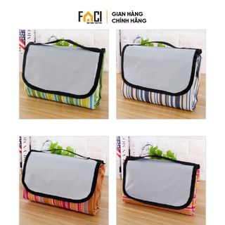 Thảm picnic Faci loại dày gấp gọn. Thảm picnic bạt trải du lịch dã ngoại đi biển kết hợp tập yoga tiện lợi nhiều mẫu mã