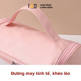 Túi đựng mỹ phẩm Faci form rộng. Túi đựng mỹ phẩm chống thấm nước túi đựng đồ trang điểm túi cá nhân đi biển đi du lịch giá sỉ