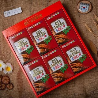 Nước hồng sâm 6 năm tuổi Teawoong Hàn Quốc Hộp 30 gói x 70ml