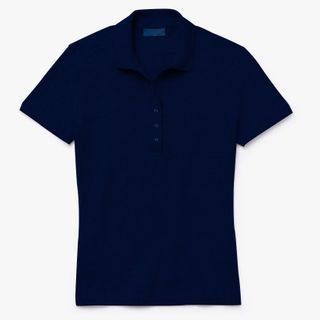 Áo thun nữ, áo thun Polo Women Collar 3D Stripe Slimfit A02-080