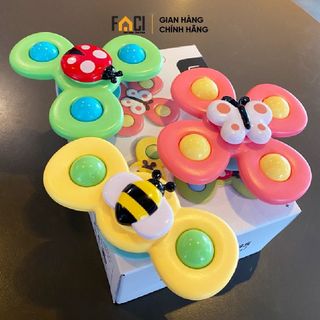 Con quay spinner Faci các bé yêu thích. Con quay spinner bộ 3 cỡ lớn đồ chơi chong chóng gắn tường có tiếng lục lạc