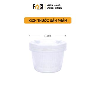 Hộp bảo quản thực phẩm Faci tách nước. Hộp bảo quản thực phẩm tươi hành lá gừng tỏi để tủ lạnh giúp ráo nước tươi lâu