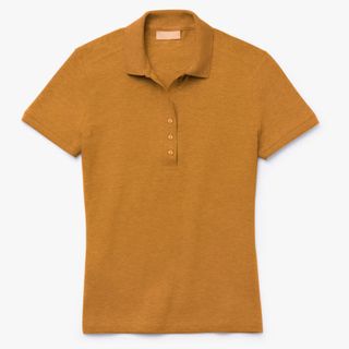 Áo thun nữ, áo thun Polo Women Collar 3D Stripe Slimfit A02-080