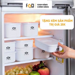 Hộp nhựa đựng thực phẩm Faci trữ đông. Hộp nhựa đựng thực phẩm tủ lạnh tupperware có nắp đậy