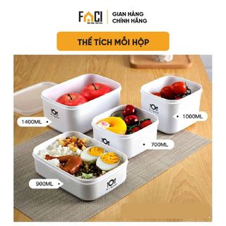 Hộp nhựa đựng thực phẩm Faci trữ đông. Hộp nhựa đựng thực phẩm tủ lạnh tupperware có nắp đậy