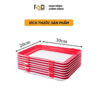 Khay bảo quản thực phẩm Faci để tủ lạnh. Khay bảo quản thực phẩm có nắp bảo quản kín khí không gây mùi kháng khuẩn