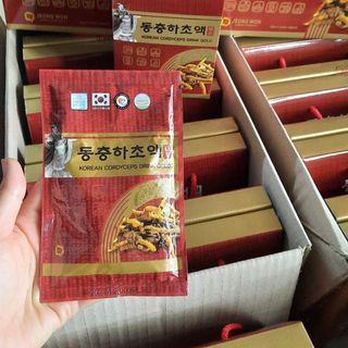 Nước đông trùng hạ thảo Jeongwon hộp 20 gói x 80ml