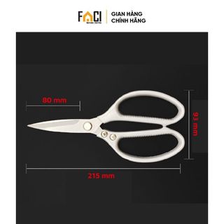 Kéo cắt gà Faci SK5 Nhật siêu bền. Kéo cắt gà đa năng cắt xương thịt cứng bền mã đẹp hàng chuẩn tiện ích gia dụng bếp