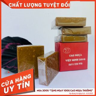 Cao xương ngựa nguyên chất Việt Minh Long - Hộp 100G giá sỉ