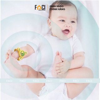 Đồng hồ đuổi muỗi cho bé Faci hoạt hình. Đồng hồ tinh dầu đuổi muỗi đeo tay có đèn có xoay phát sáng an toàn cho bé