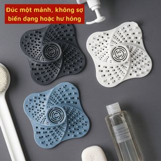 Miếng silicon đậy lỗ thoát nước FACI lọc rác thải tóc rụng ngăn ngừa nghẹt cống