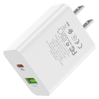 Cóc Sạc Nhanh 20W PD + QC3.0 BA56 Borofone - 1 Cổng Sạc Type C 1 Cổng Sạc USB chuẩn US
