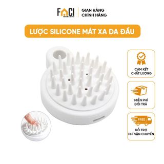 Lược gội đầu Faci silicon massage đầu. Lược gội đầu dưỡng sinh massage da đầu kiểu mới chải tóc thư giãn