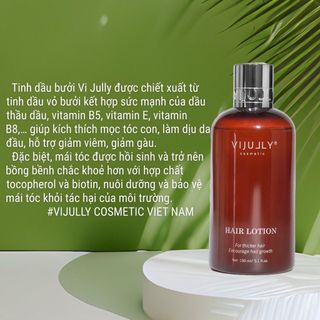 Combo VIJULLY 3 In 1 Gồm (Dầu Gội Bưởi, Dầu Xã, Tinh Dầu Bưởi) Giúp Cải Thiện Các Vấn Đề Tóc Rụng Xơ