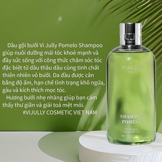 Combo VIJULLY 3 In 1 Gồm (Dầu Gội Bưởi, Dầu Xã, Tinh Dầu Bưởi) Giúp Cải Thiện Các Vấn Đề Tóc Rụng Xơ