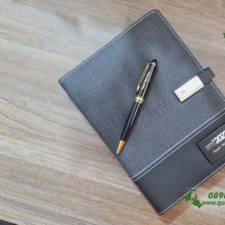 Sổ Tay Đa Năng - Logo Phát Sáng 7 Màu- Sổ tích điện cảm ứng khắc logo theo yêu cầu
