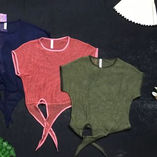 Croptop lưới cột Áo Croptop Thể Thao Siêu Đẹp Giá Sỉ, Hàng Đẹp