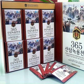 Nước Hồng Sâm Núi Hàn Quốc 365 Hộp 30 gói x 50ml giá sỉ