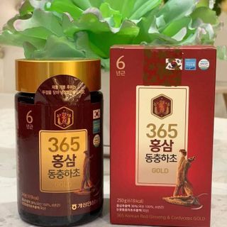 Cao Hồng Sâm Đông Trùng Hạ Thảo 365 Hàn Quốc Hộp 1 Hũ x 250g