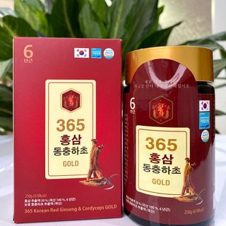 Cao Hồng Sâm Đông Trùng Hạ Thảo 365 Hàn Quốc Hộp 1 Hũ x 250g
