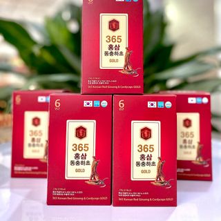 Cao Hồng Sâm Đông Trùng Hạ Thảo 365 Hàn Quốc Hộp 1 Hũ x 250g