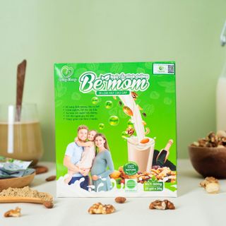 Ngũ cốc Bemom cho mẹ Bầu - Thay thế sữa bầu, chống nghén, hộp 500g/25gói